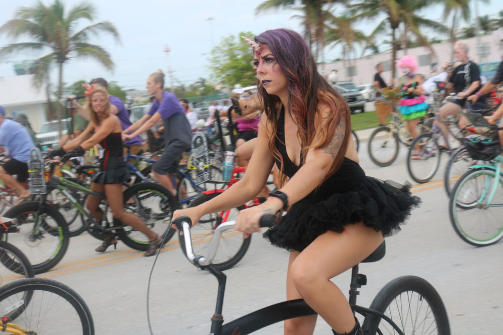 Zombie Bike Ride 2017 photo - Duval Street, Key West